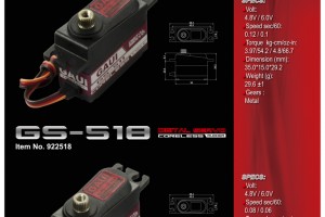 511 & 518 digital servo
