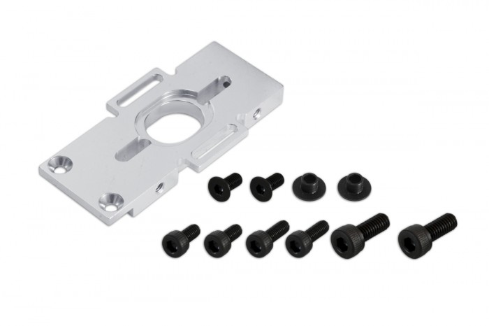 208507-X5 Motor Mount (fit M3 & M4 screws-Silver anodized)