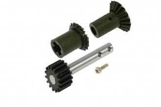 Front drive gear set and Pulley Shaft with Steel Gear (15T)