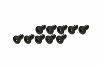 Socket Head Button Self Taping Screws - Black (3x8)x10