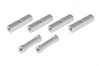 Alu Square Post with 3mm thread hole and Round Post